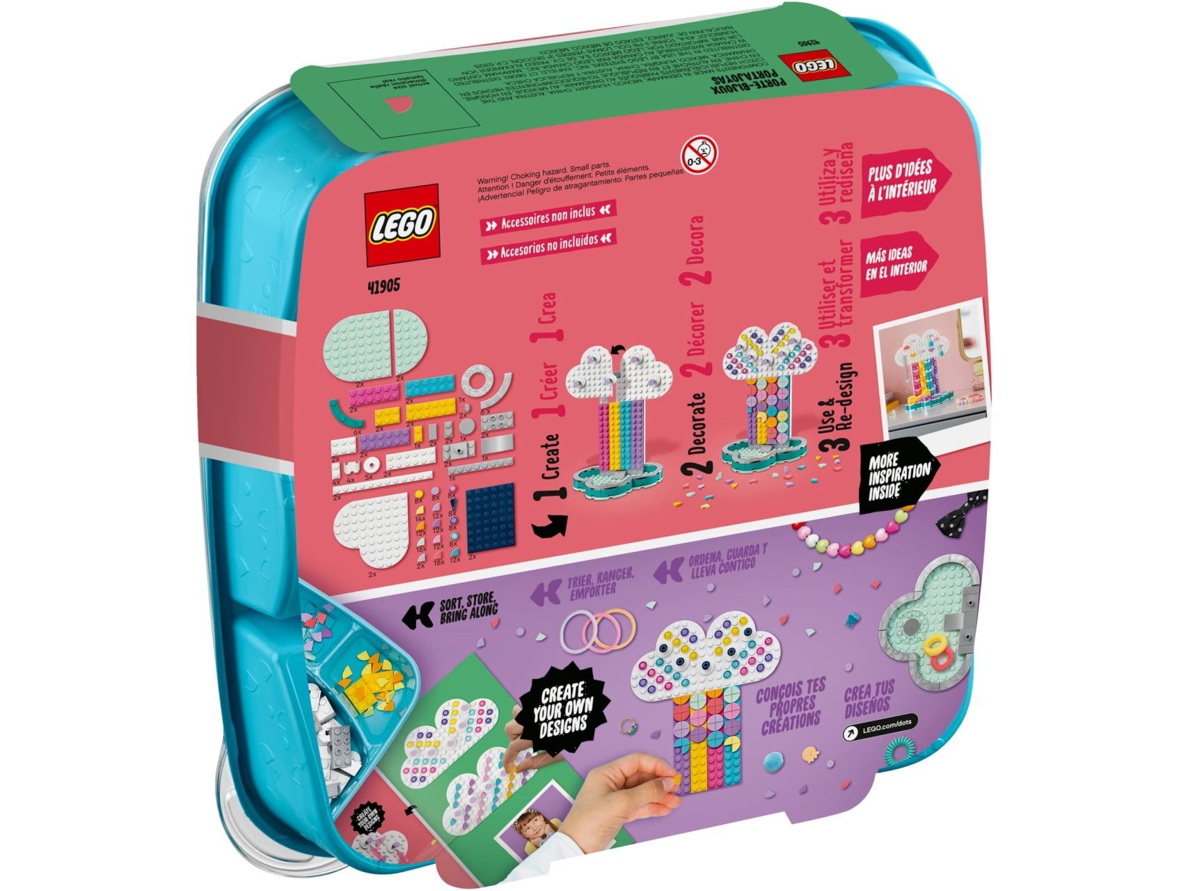 LEGO® DOTS™ Rainbow Jewelry Stand
