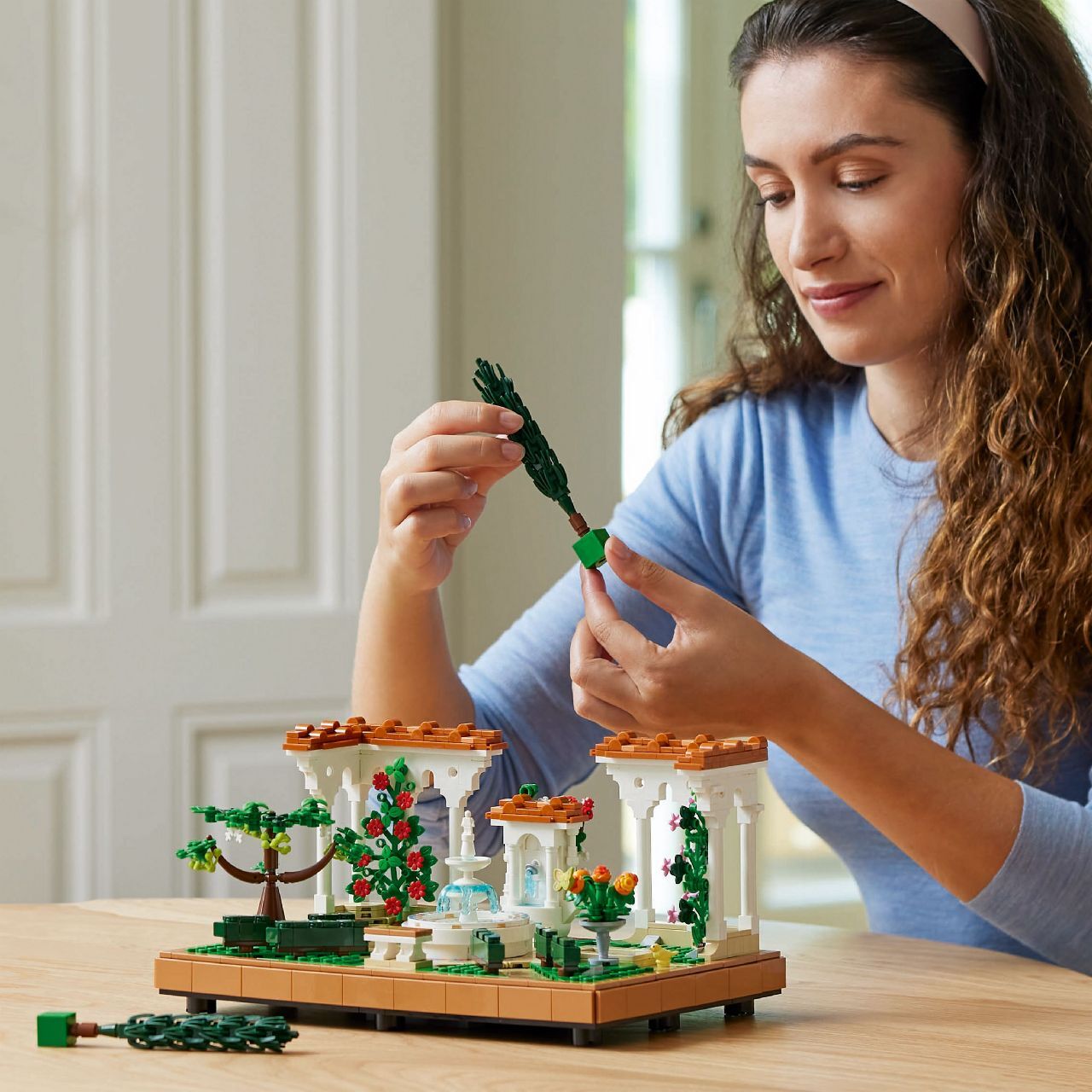 LEGO® Fountain Garden