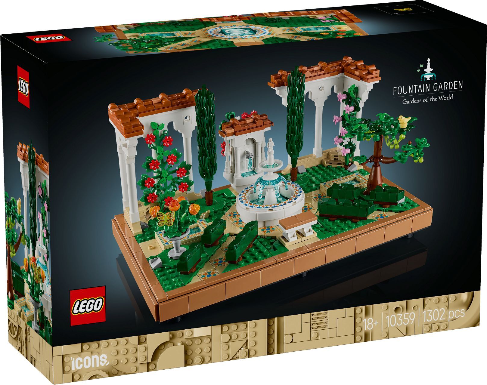 LEGO® Fountain Garden