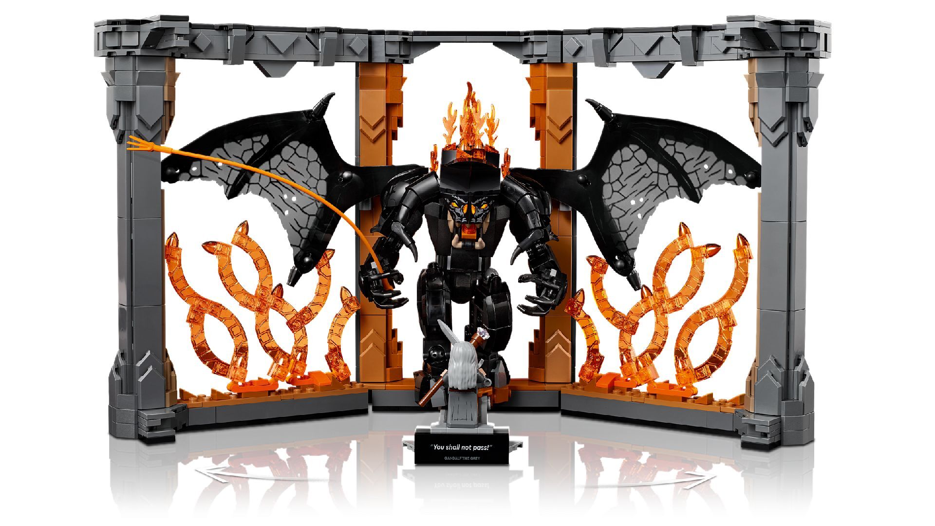 LEGO® The Lord of the Rings: Balrog™ Book Nook