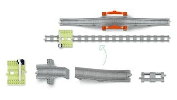 مجموعة التوسيع جسر القطار ومساراته من LEGO®