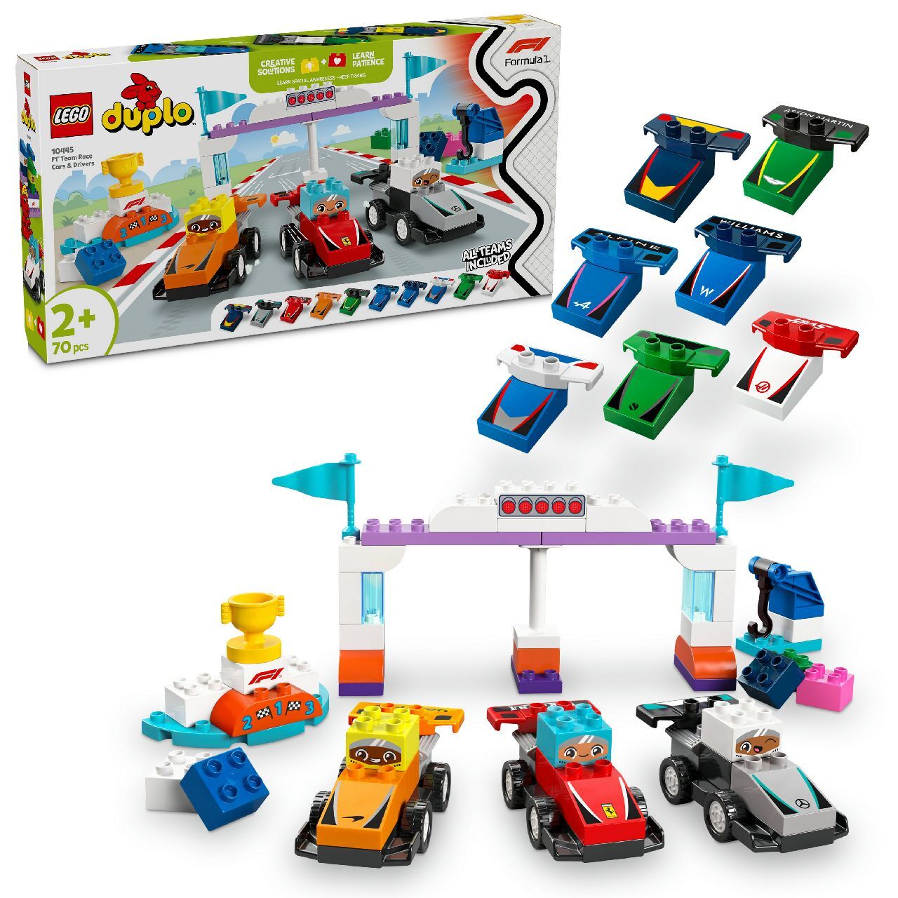 LEGO® F1® Team Race Cars & Drivers