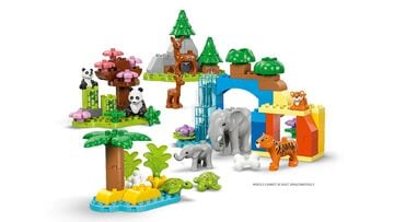 عائلات الحيوانات البرّية 3 في 1 من LEGO®