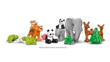 عائلات الحيوانات البرّية 3 في 1 من LEGO®