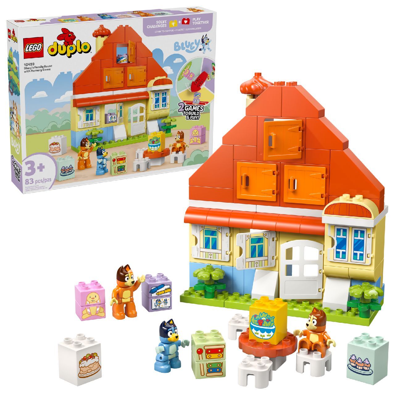 LEGO® Bluey's Family House with Memory Game