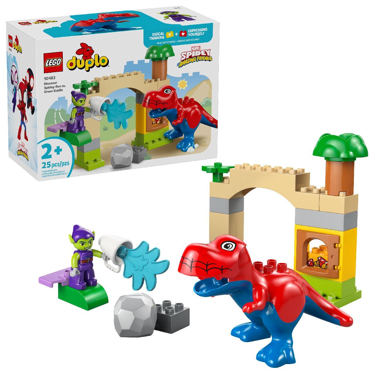 LEGO® Dinosaur Spidey-Rex vs. Green Goblin