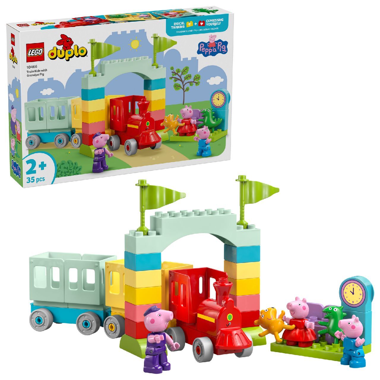 LEGO® Train Ride with Grandpa Pig