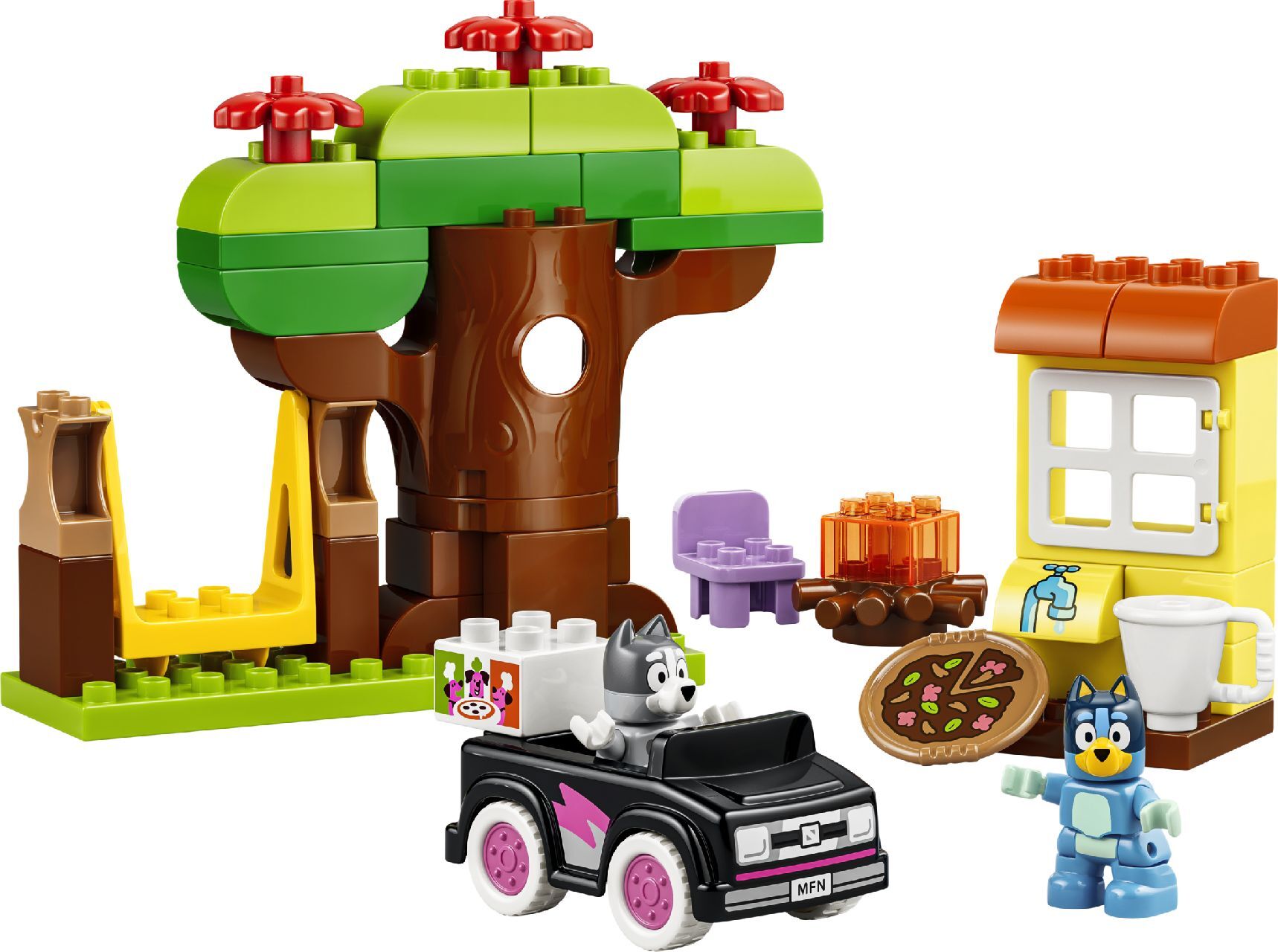 LEGO® Pizza Girls with Muffin and Bluey