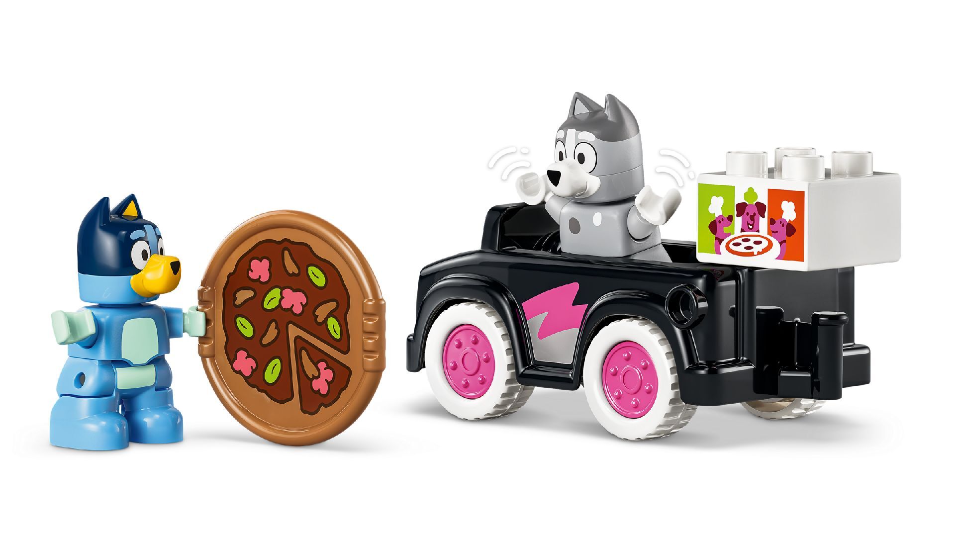 LEGO® Pizza Girls with Muffin and Bluey