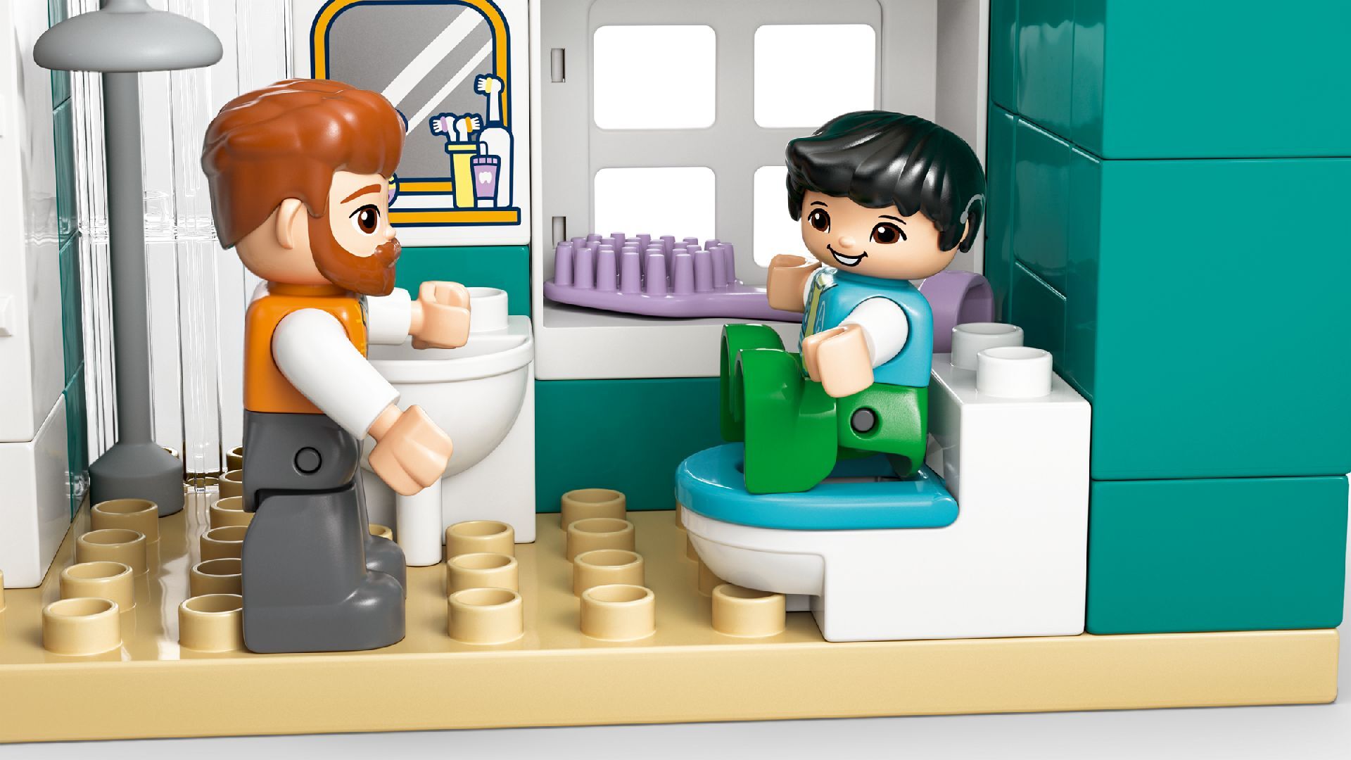 LEGO® 3 in 1 Modern Family House with Figures