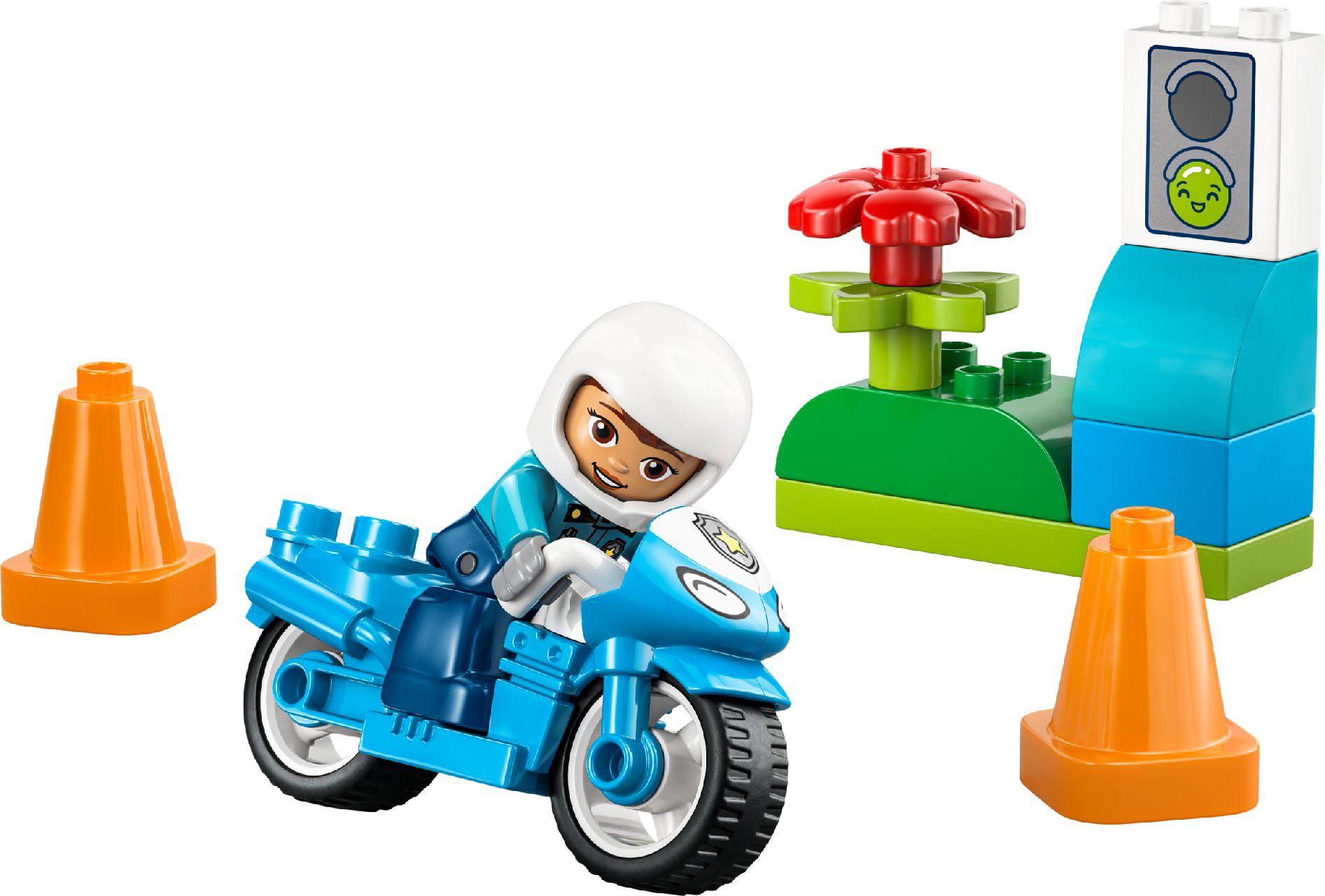 LEGO® Blue Police Motorcycle