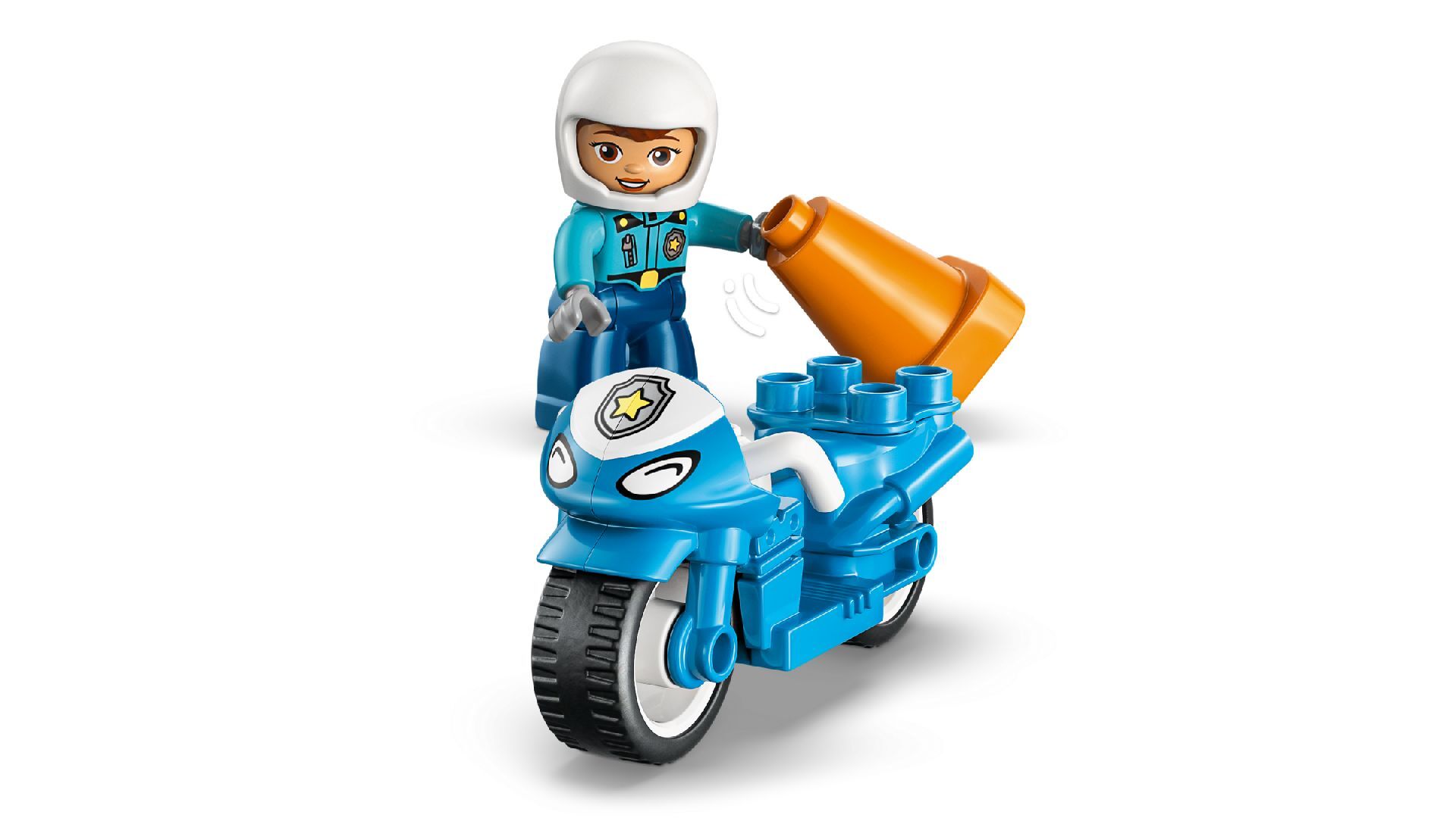 LEGO® Blue Police Motorcycle