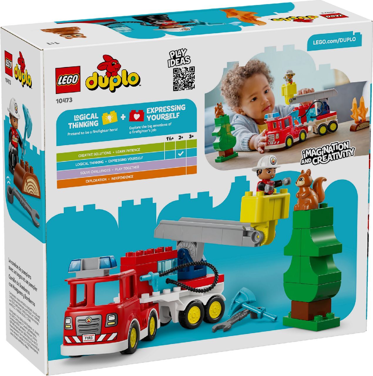 LEGO® Fire Truck with Hose and Firefighter