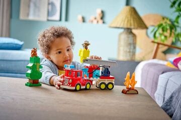 LEGO® Fire Truck with Hose and Firefighter