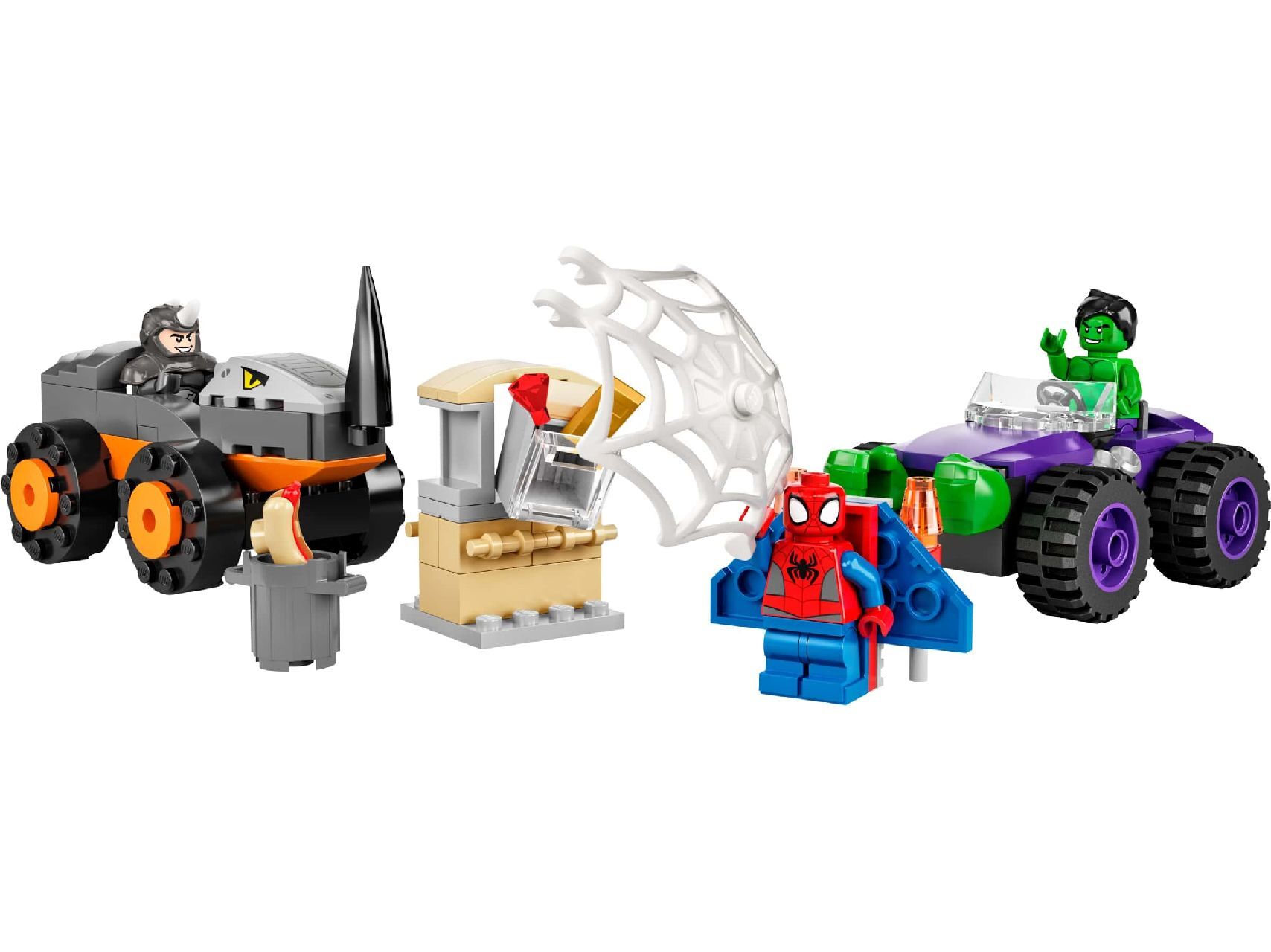 LEGO® Hulk vs. Rhino Truck Showdown