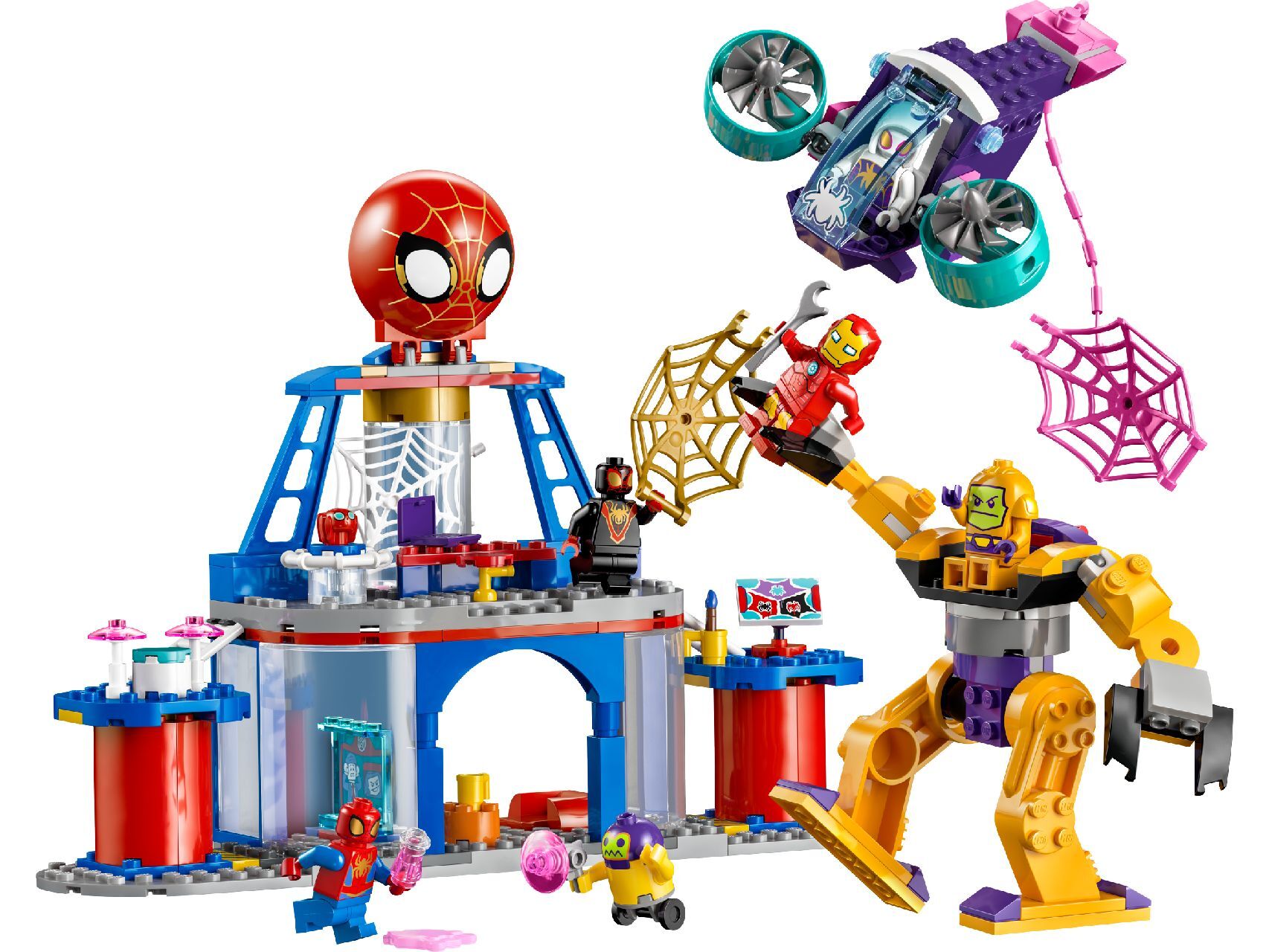 LEGO® Team Spidey Web Spinner Headquarters
