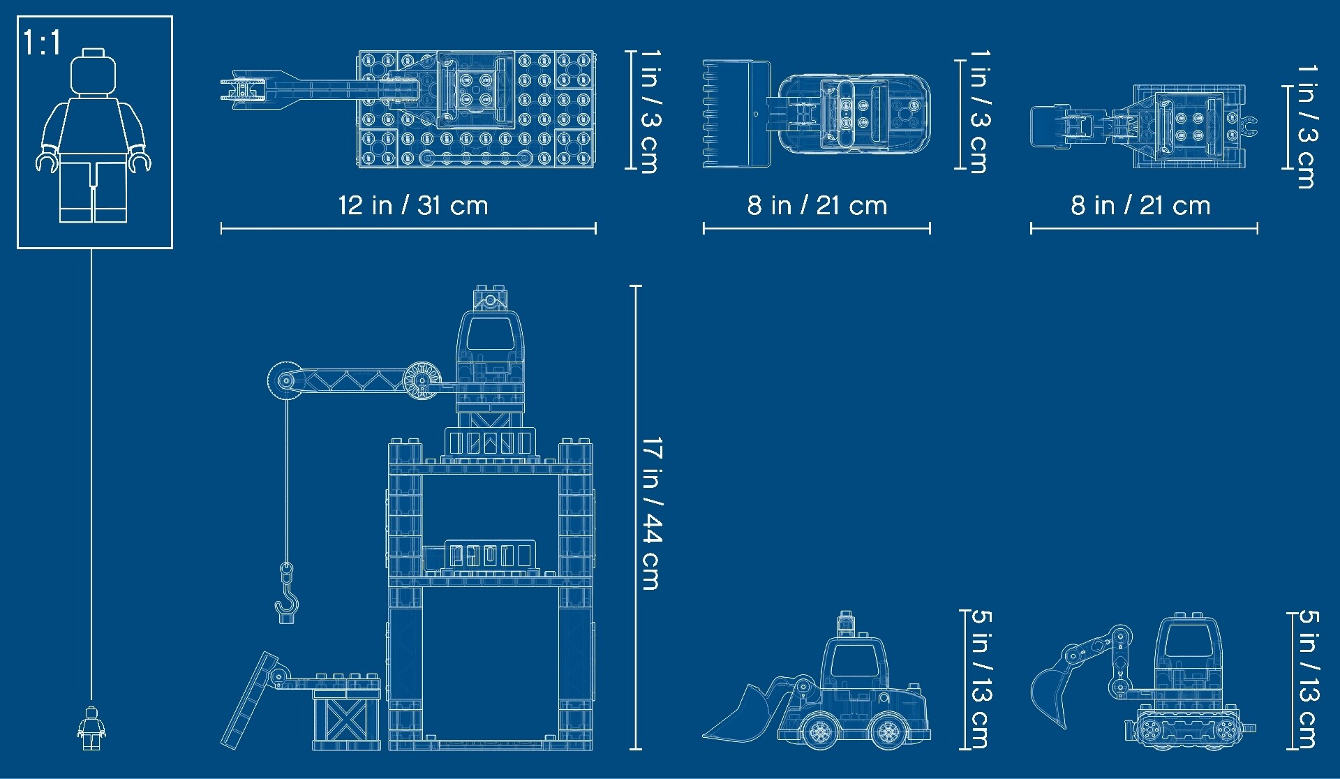 LEGO® DUPLO® Tower Crane & Construction