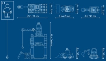 LEGO® DUPLO® Tower Crane & Construction