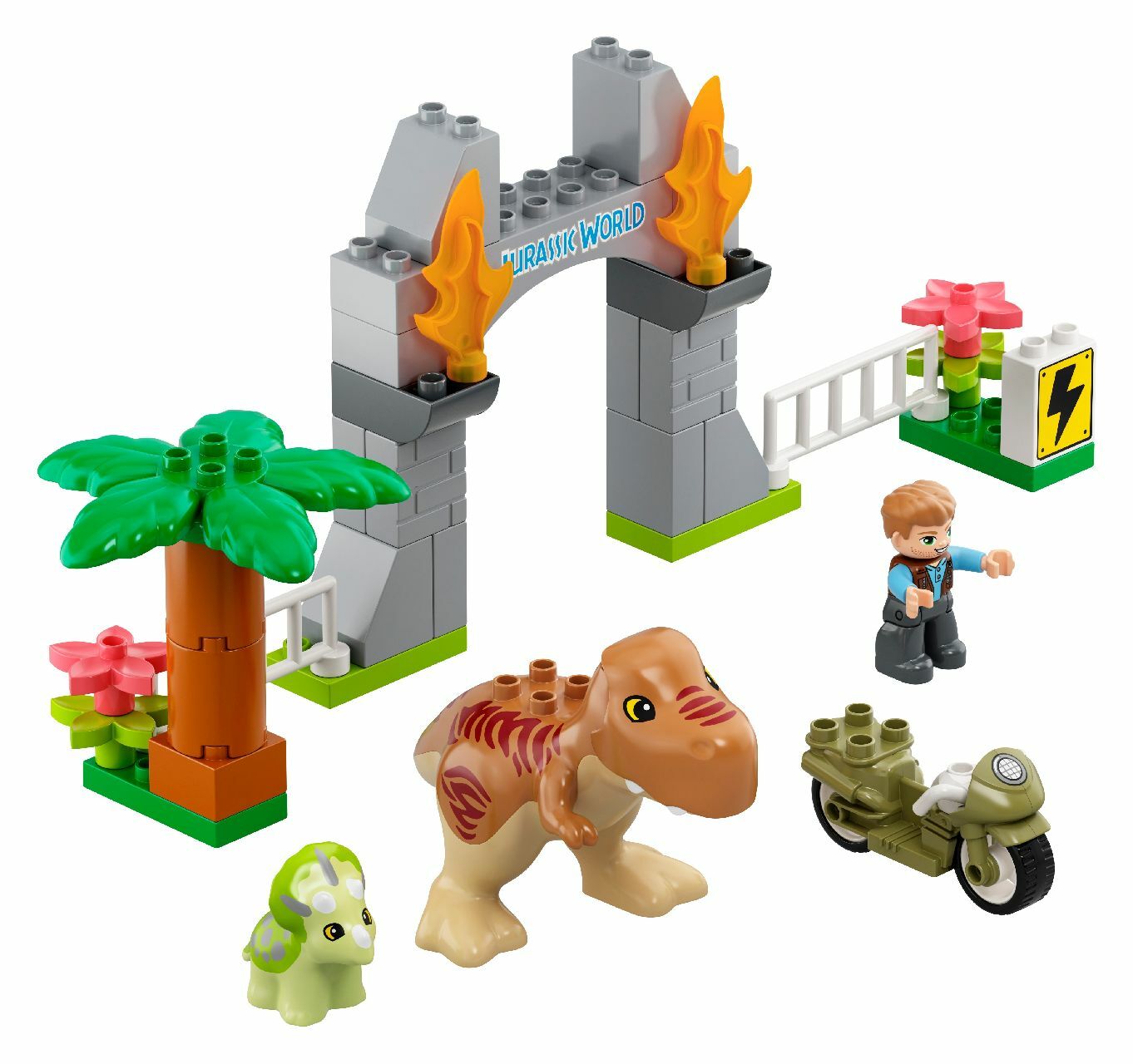 LEGO® T. rex and Triceratops Dinosaur Breakout