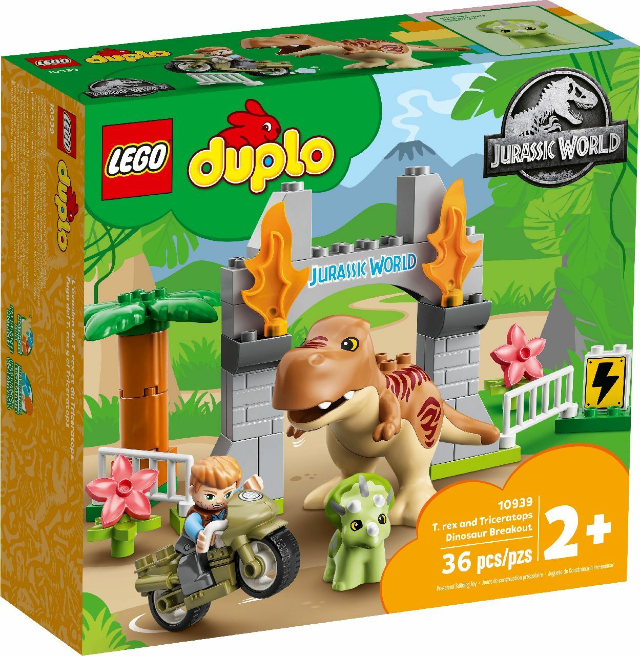 LEGO® T. rex and Triceratops Dinosaur Breakout
