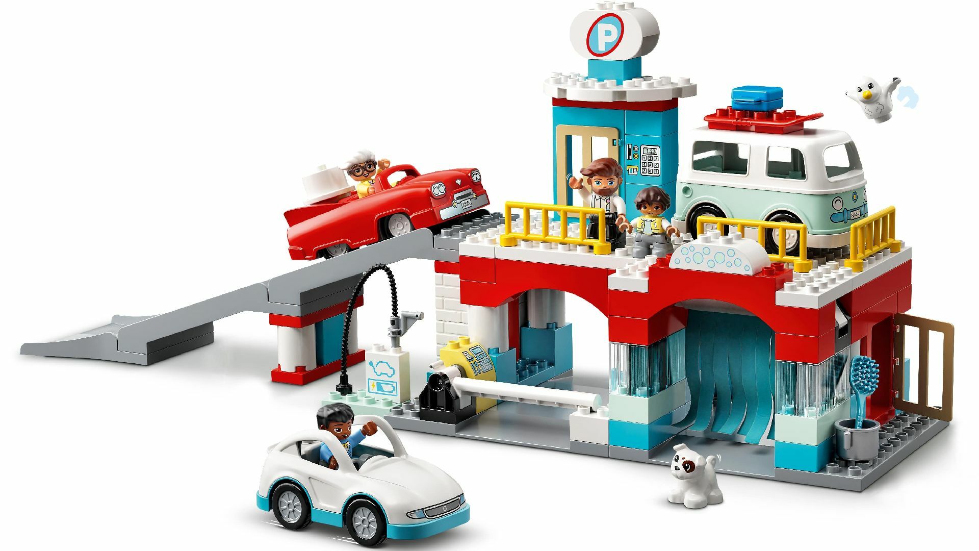 LEGO® Parking Garage and Car Wash