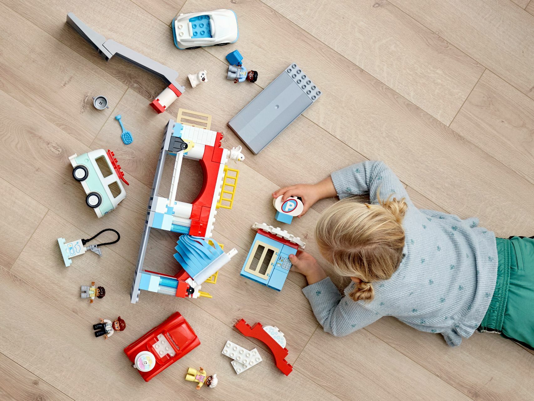 LEGO® Parking Garage and Car Wash