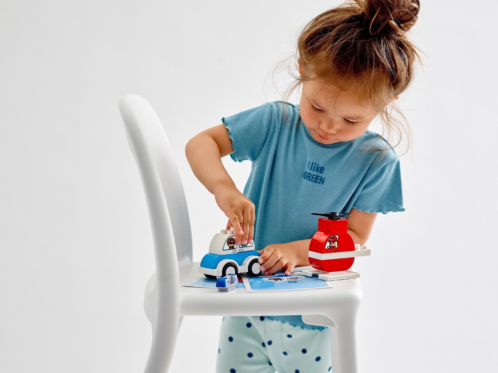 LEGO® DUPLO® Fire Helicopter & Police Car