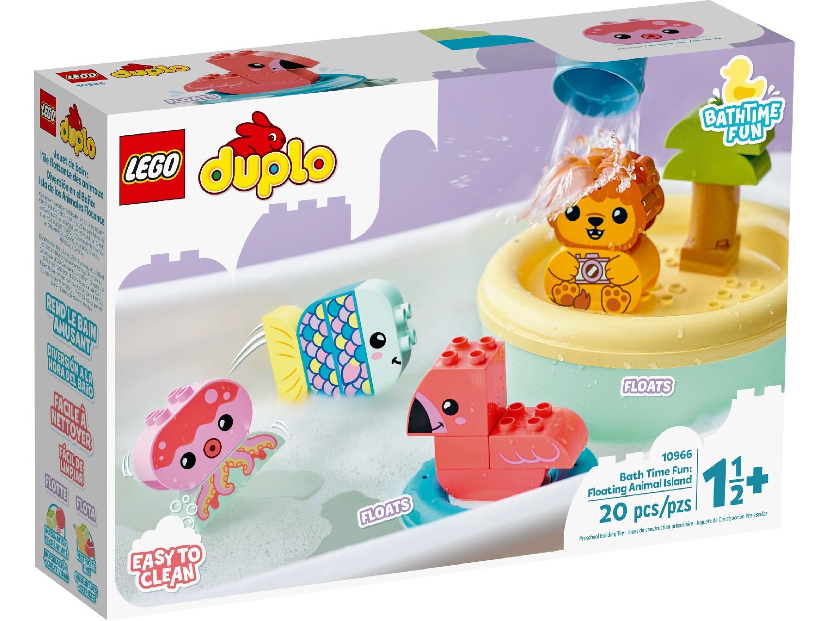LEGO® Bath Time Fun: Floating Animal Island