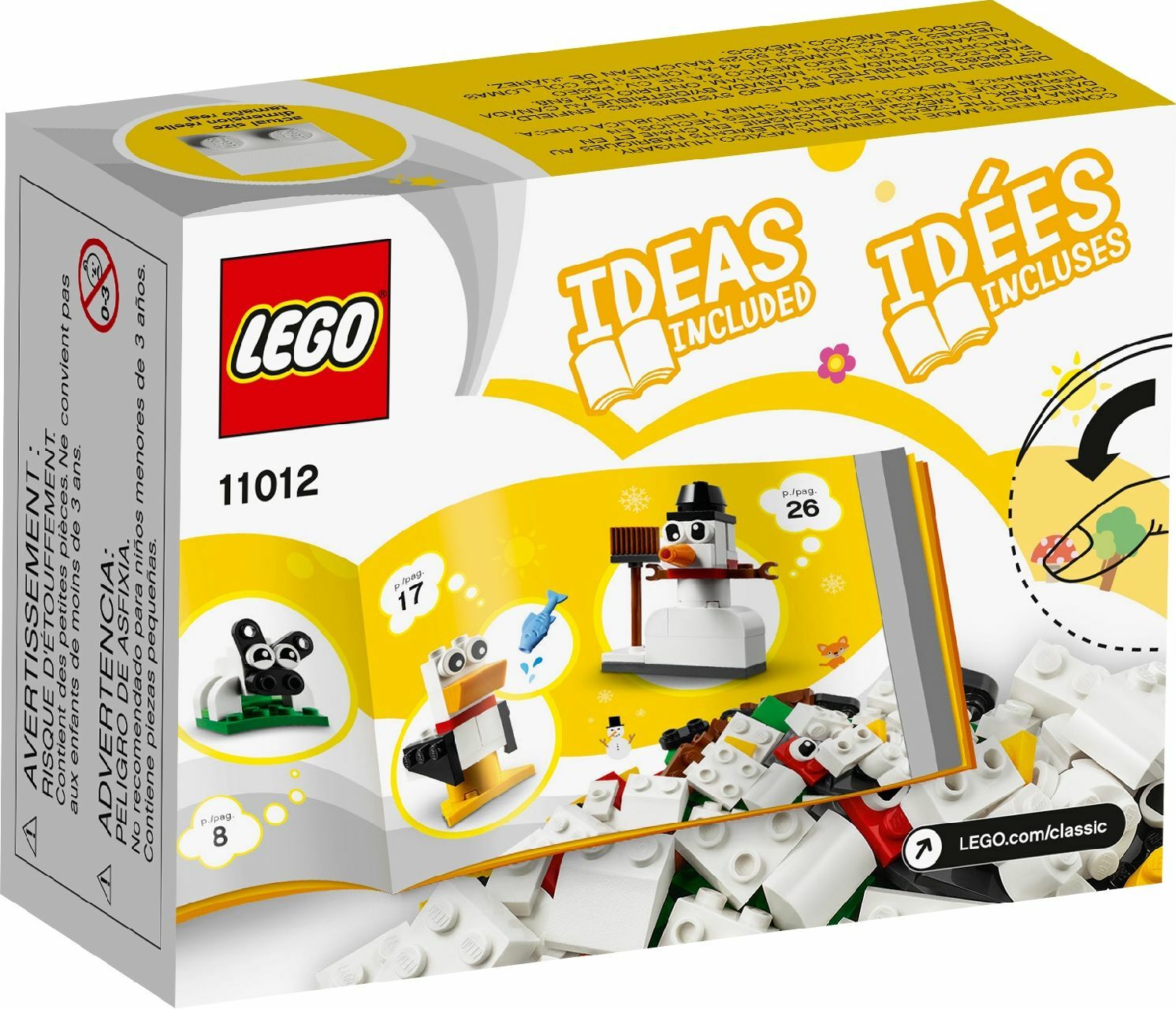 LEGO® Classic Creative White Bricks