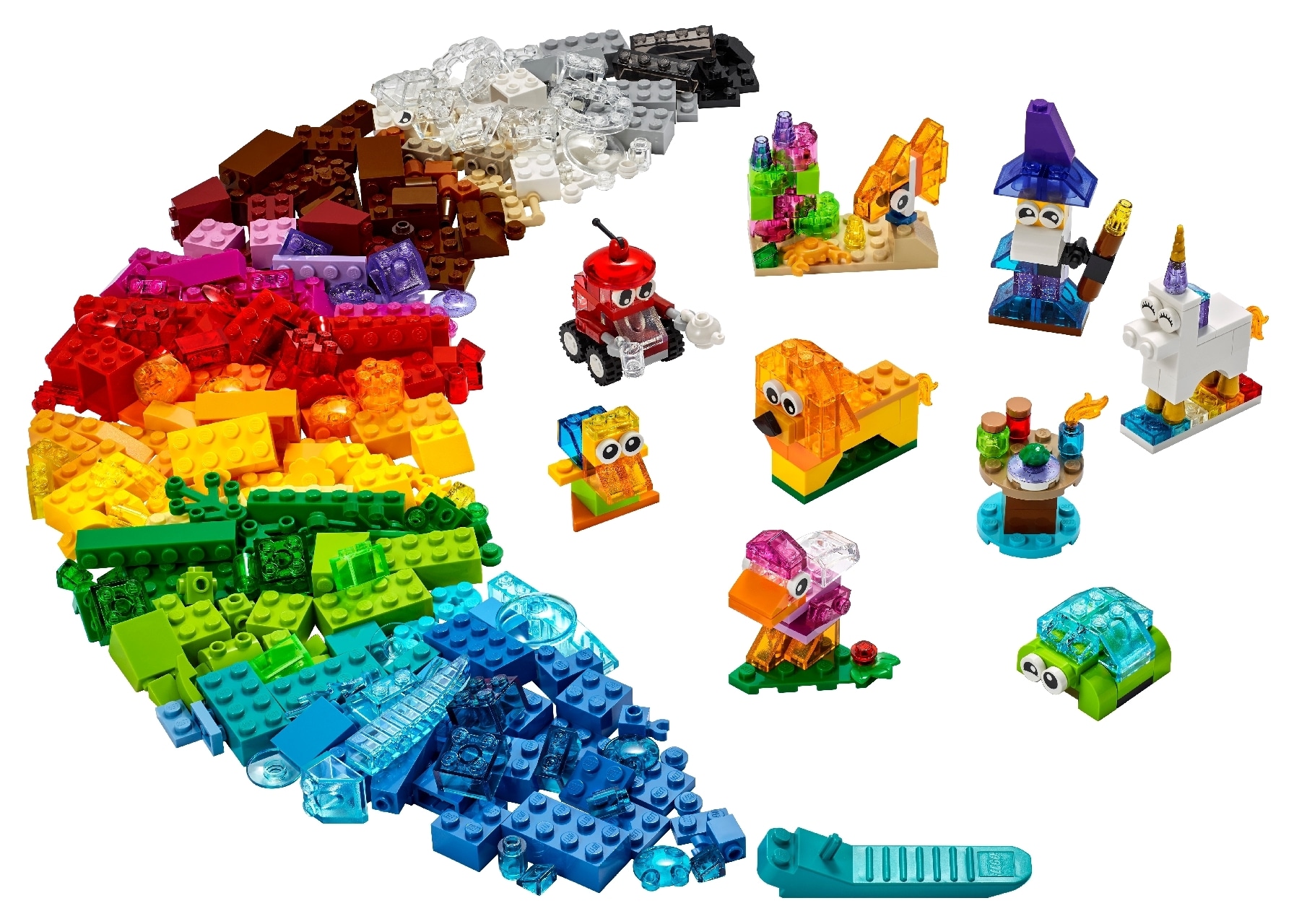 LEGO® Classic Creative Transparent Bricks