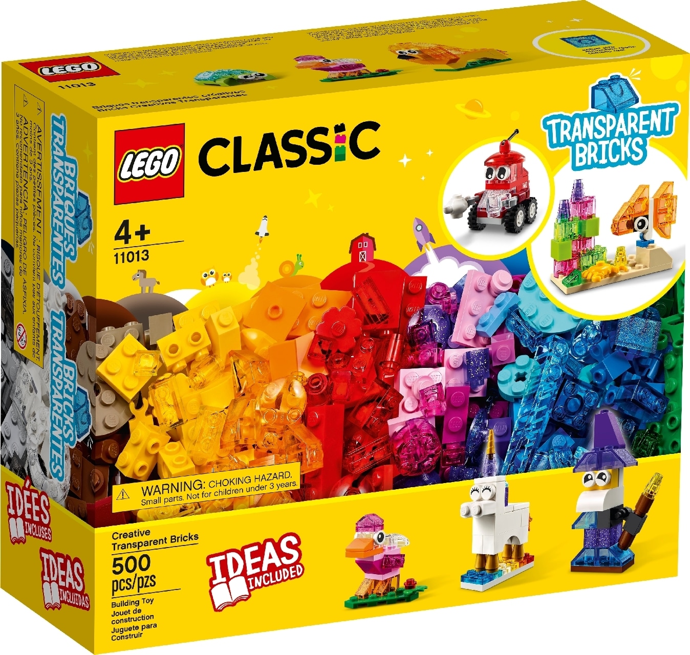 LEGO® Classic Creative Transparent Bricks