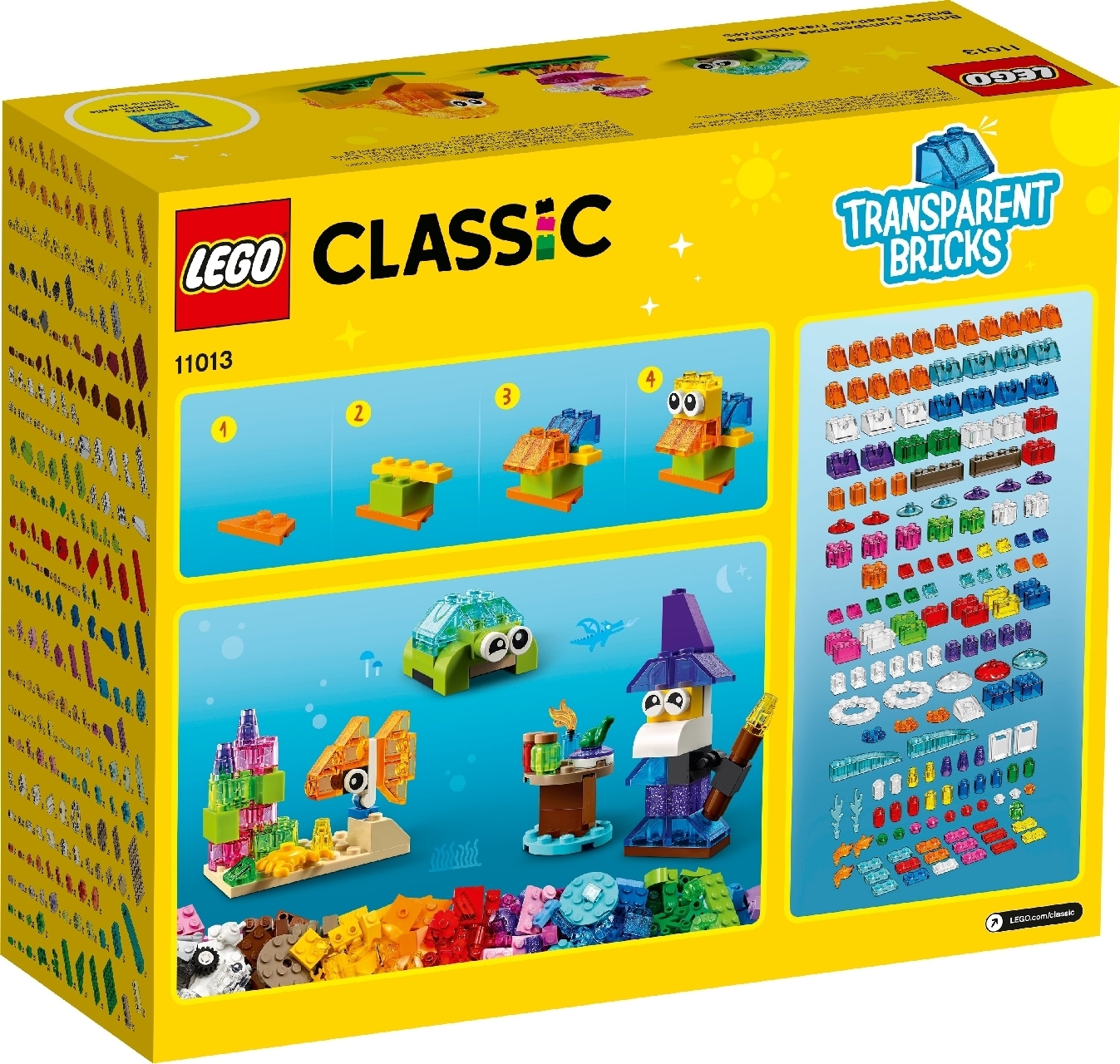 LEGO® Classic Creative Transparent Bricks