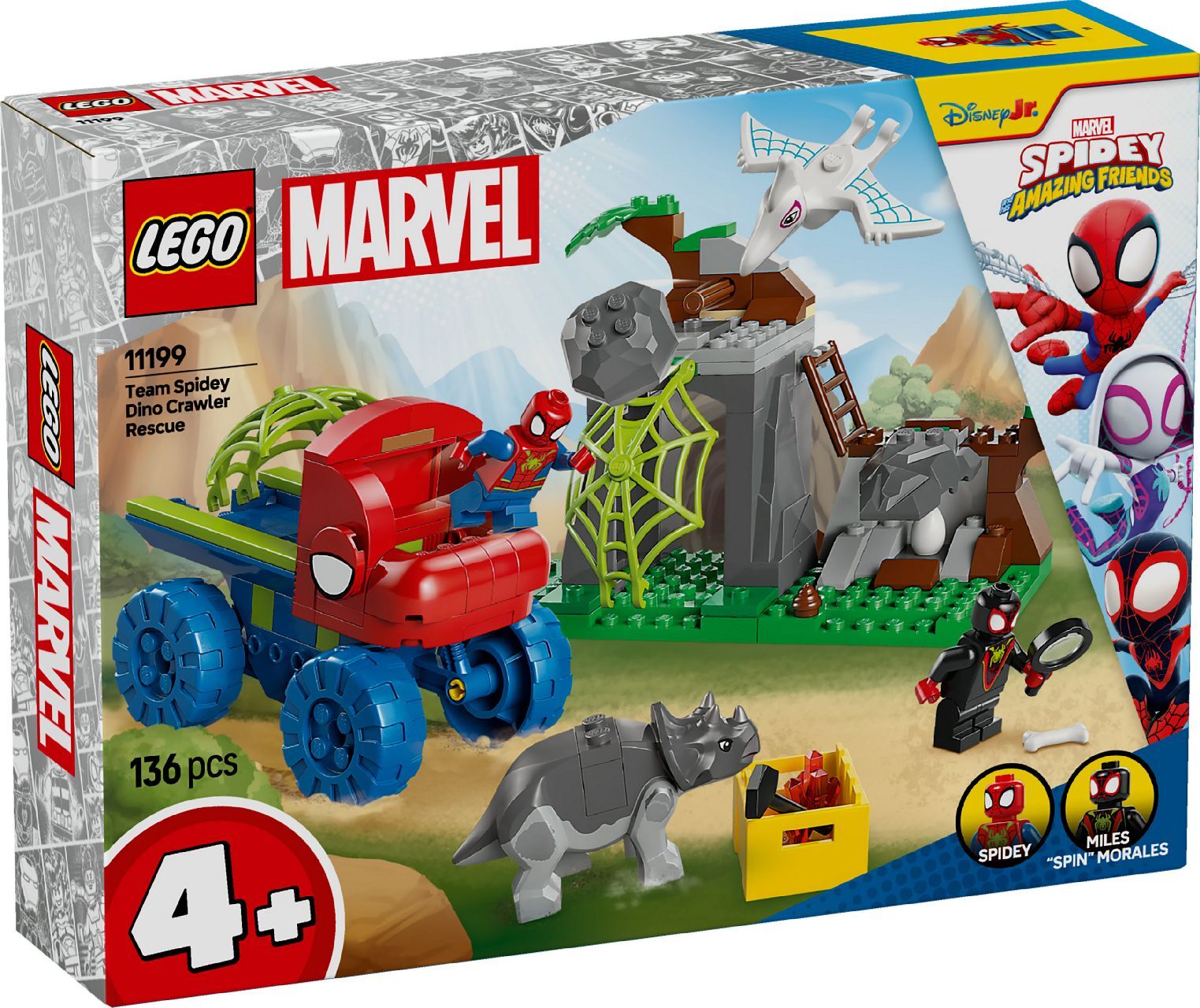 LEGO® Team Spidey Dino Crawler Rescue