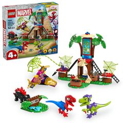 LEGO® Spidey and Gobby's Raptor Battle at Tree House HQ