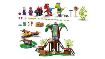 LEGO® Spidey and Gobby's Raptor Battle at Tree House HQ
