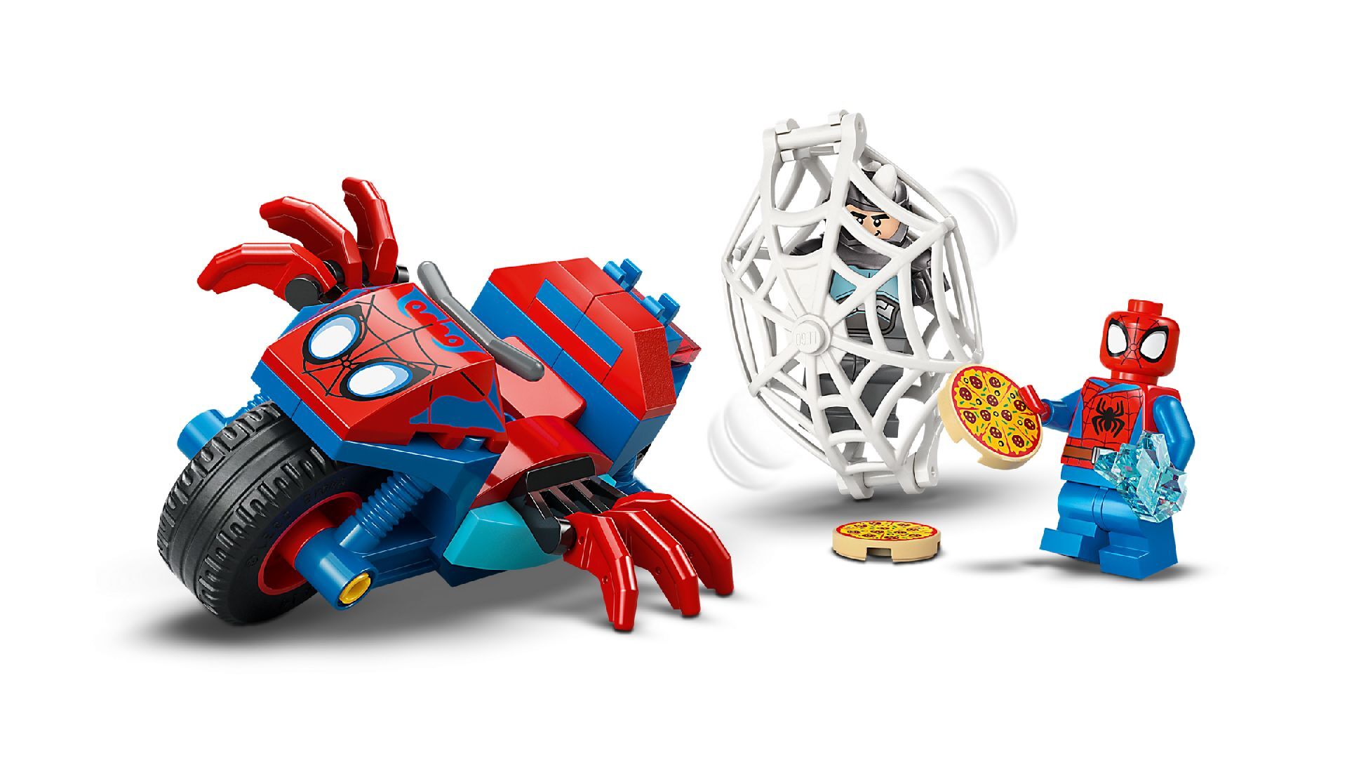 LEGO® Spidey on his Motorcycle vs. Rhino