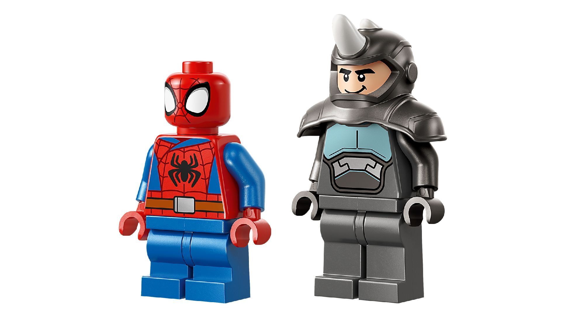 LEGO® Spidey on his Motorcycle vs. Rhino