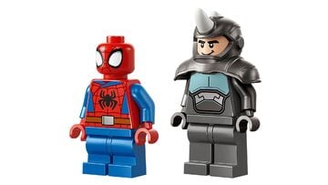 LEGO® Spidey on his Motorcycle vs. Rhino