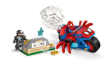 LEGO® Spidey on his Motorcycle vs. Rhino