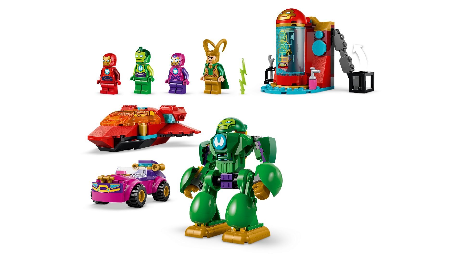 LEGO® Loki vs. Team Iron Man