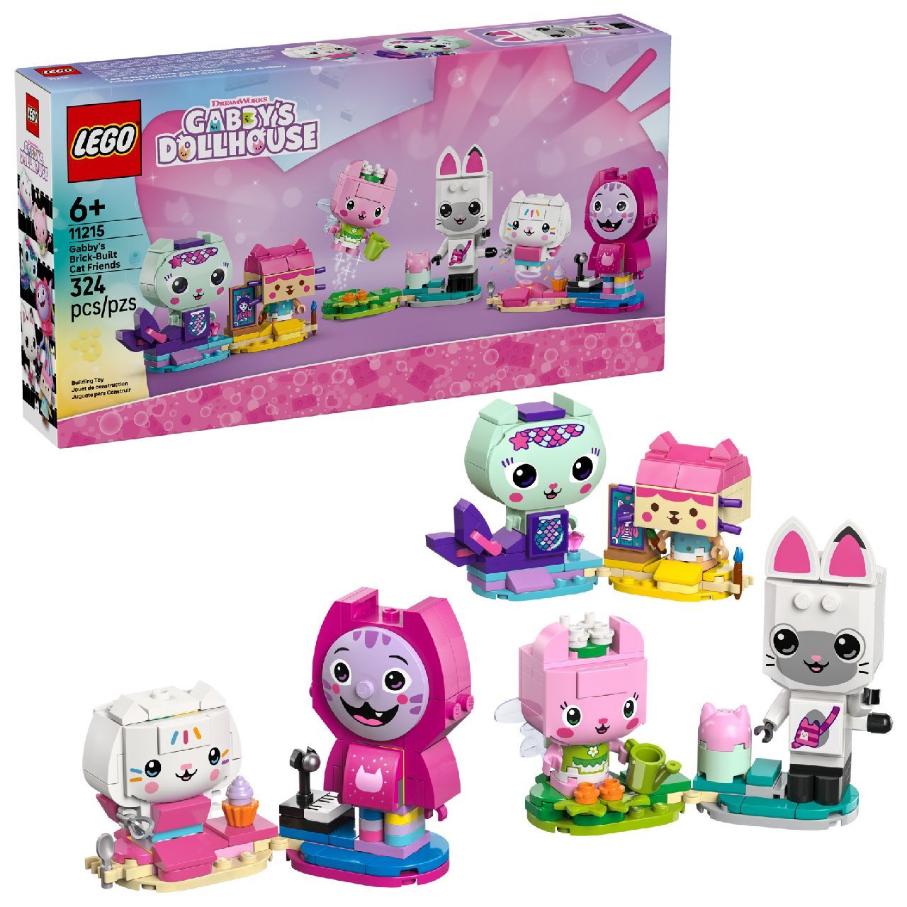 LEGO® Gabby's Brick-Built Cat Friends
