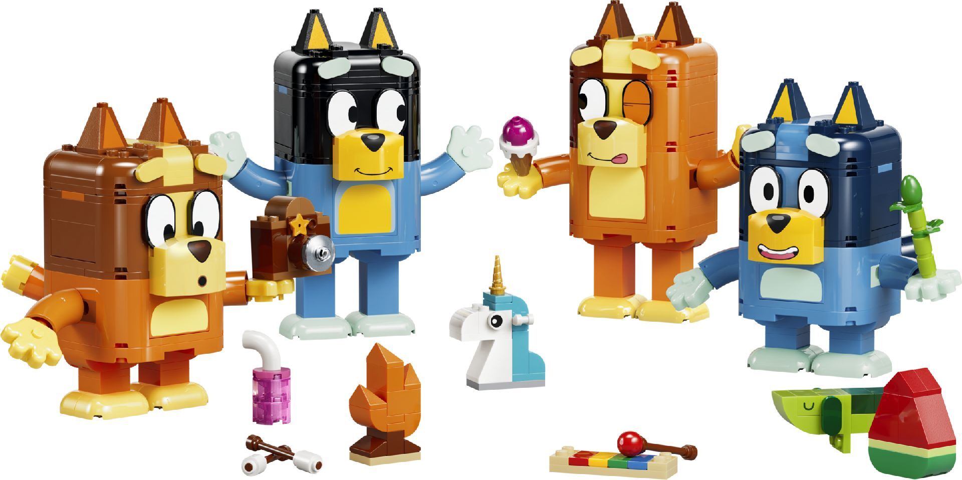 LEGO® Brick-Built Bluey Family