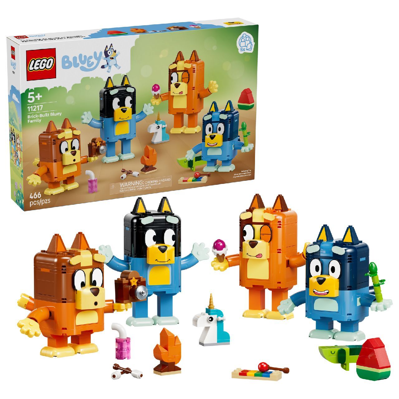 LEGO® Brick-Built Bluey Family
