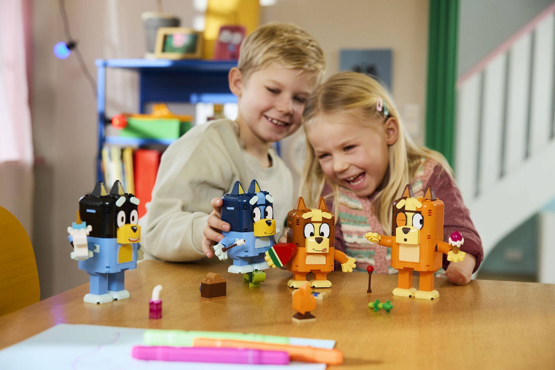 LEGO® Brick-Built Bluey Family