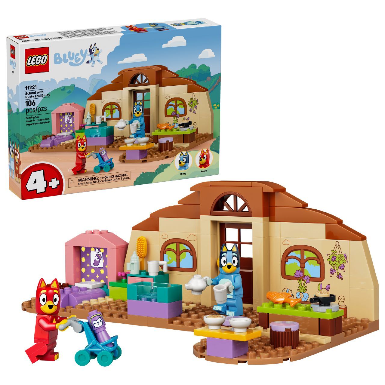 LEGO® School with Rusty and Bluey