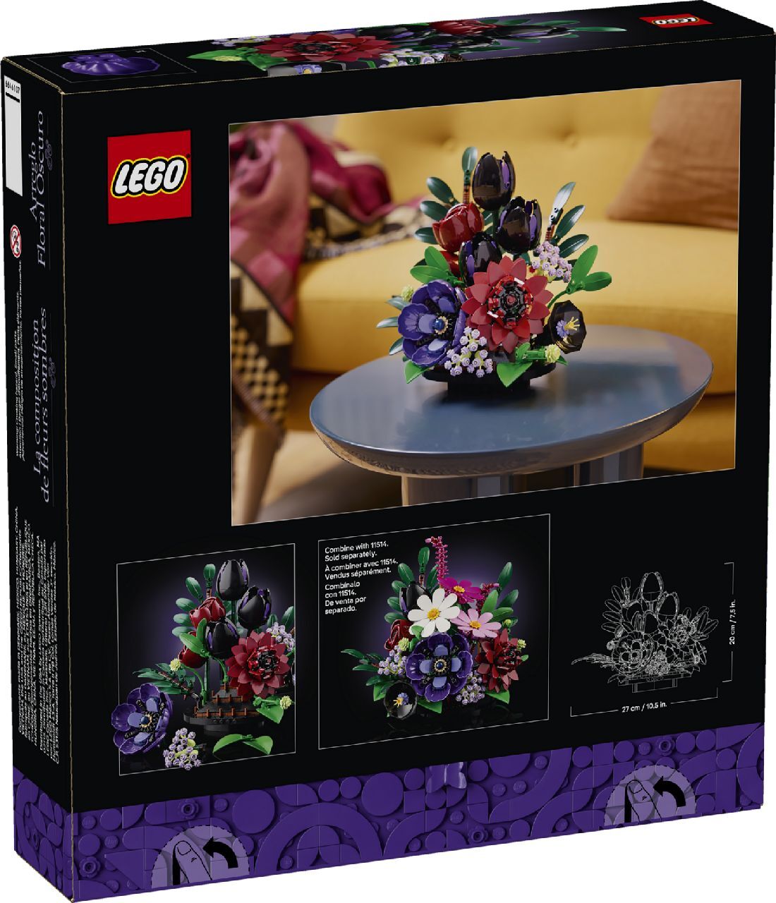 LEGO® Dark Flower Arrangement