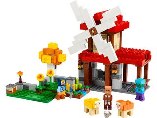 مجموعة بناء مزرعة الطاحونة الهوائية من LEGO®