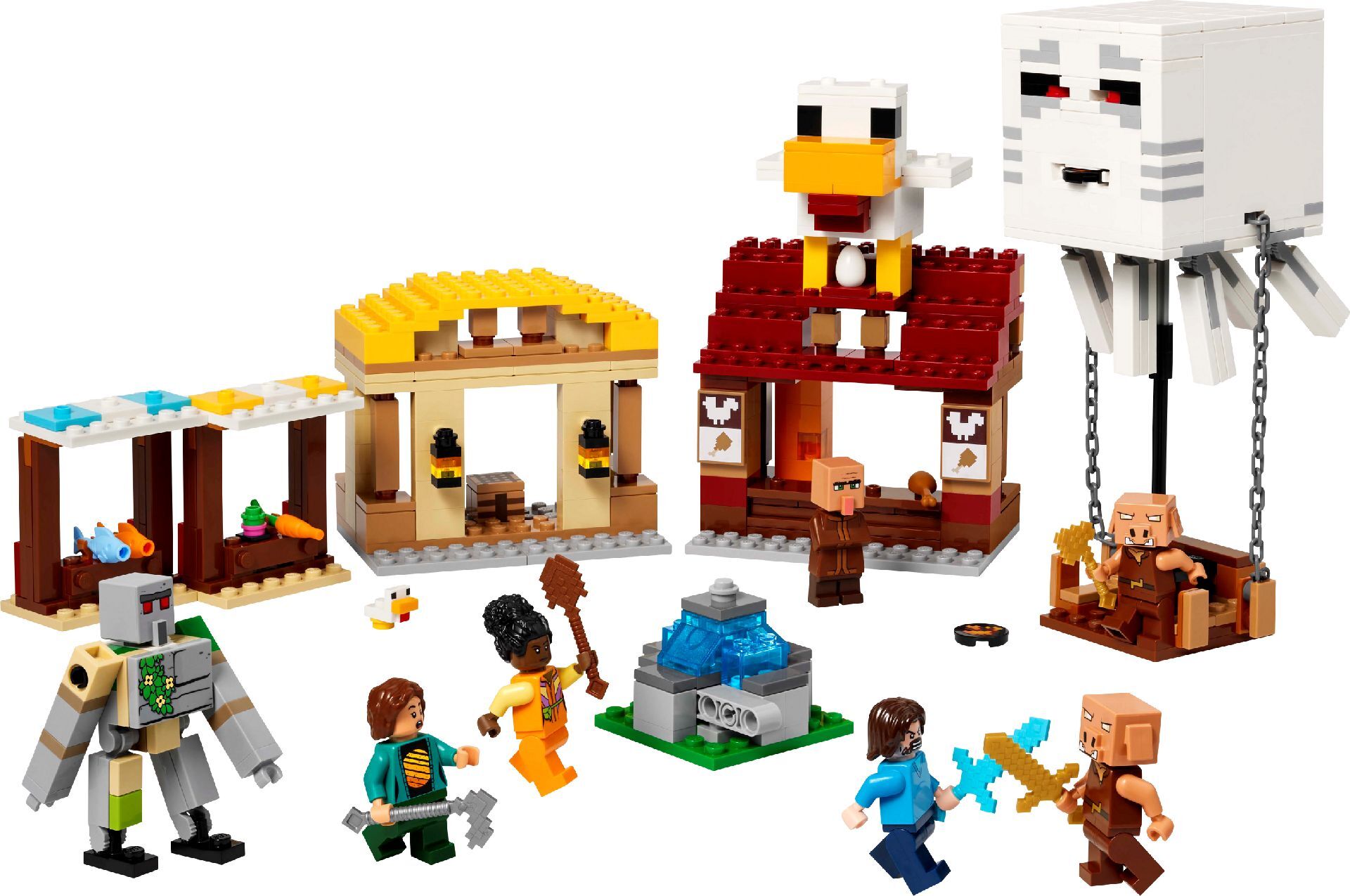 LEGO® The Ghast Balloon Village Attack