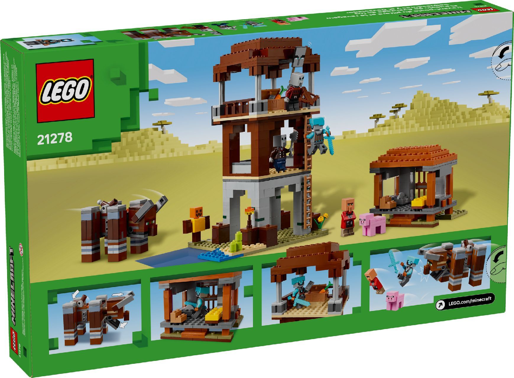 LEGO® The Pillager Outpost and Ravager