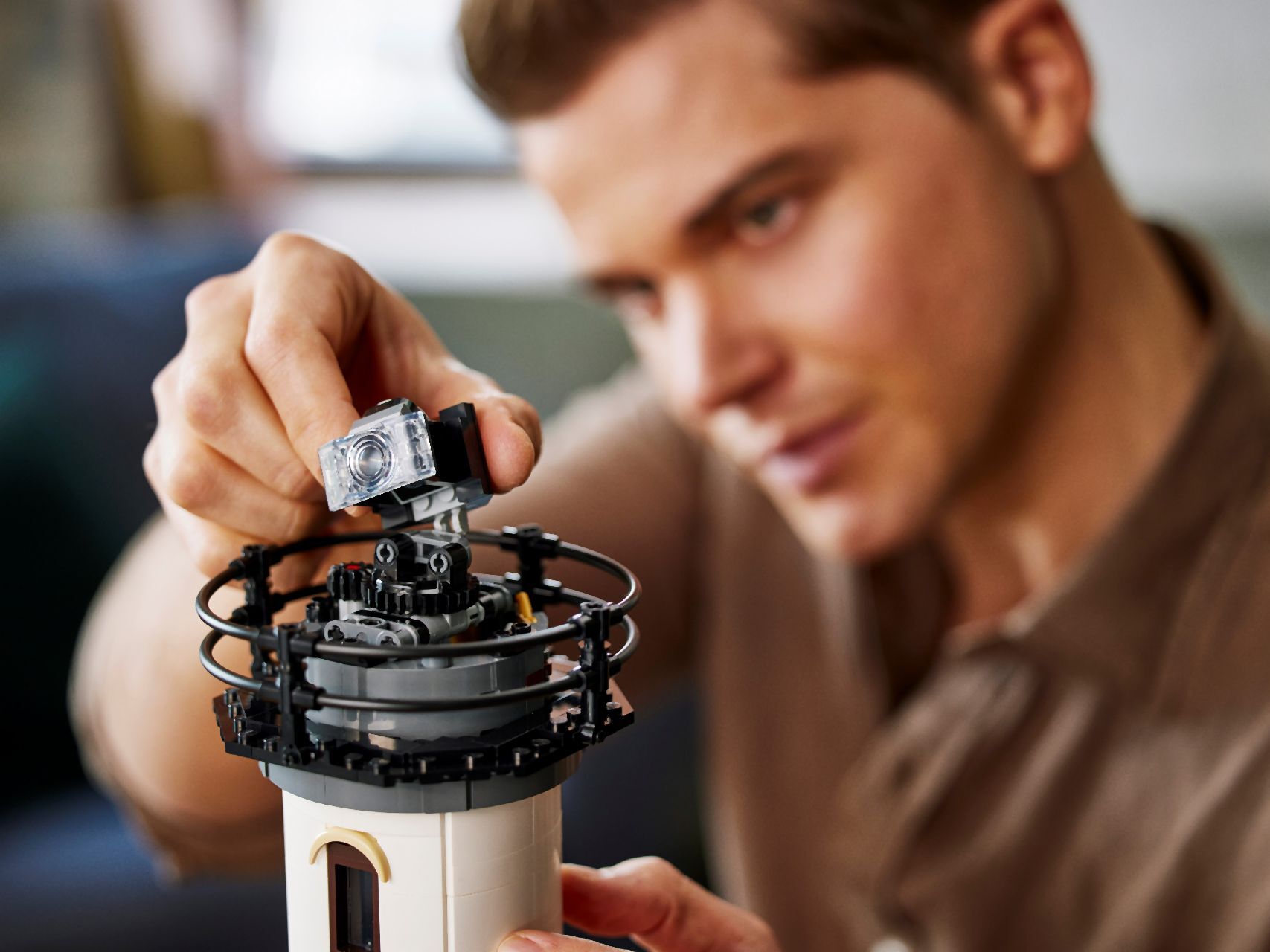 LEGO® Motorized Lighthouse